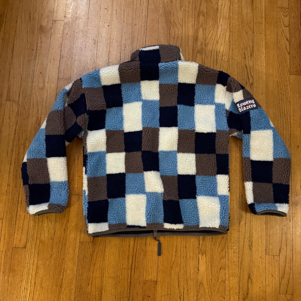 Rowing Blazers Patchwork Sherpa Jacket - image 3